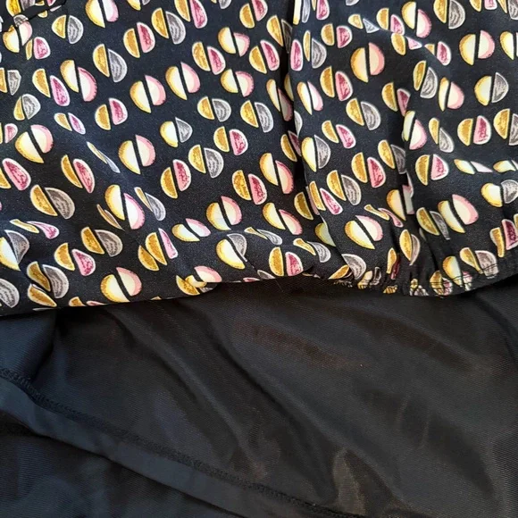 THML Black Geometric Smocked-Top Sleeveless Shift Dress Small - Picture 8 of 10